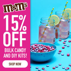 15% Off Bulk Candy & DIY Kits! Use Code BULK21! Valid 8/29 - 9/4!