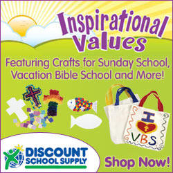 Shop Inspirational Values for Vacation Bible School and Sunday School Crafts!